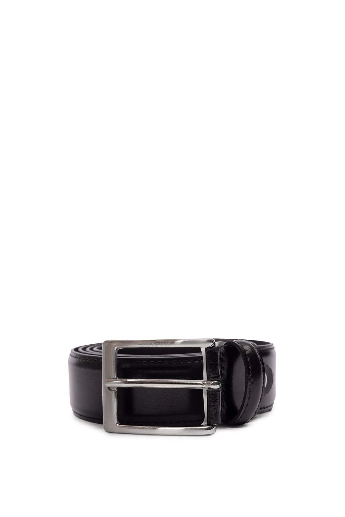 TIMBERLAND - Men's leather belt with logo  - Size XL-5