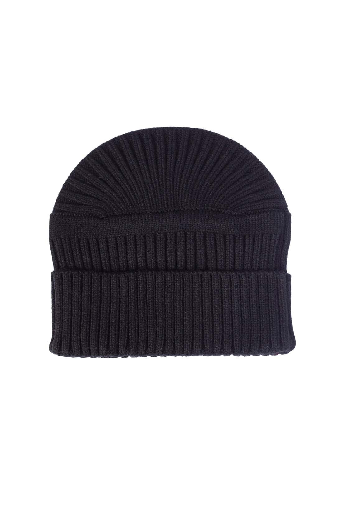 TIMBERLAND - Men's ribbed beanie with logo patch  - Size One size-6