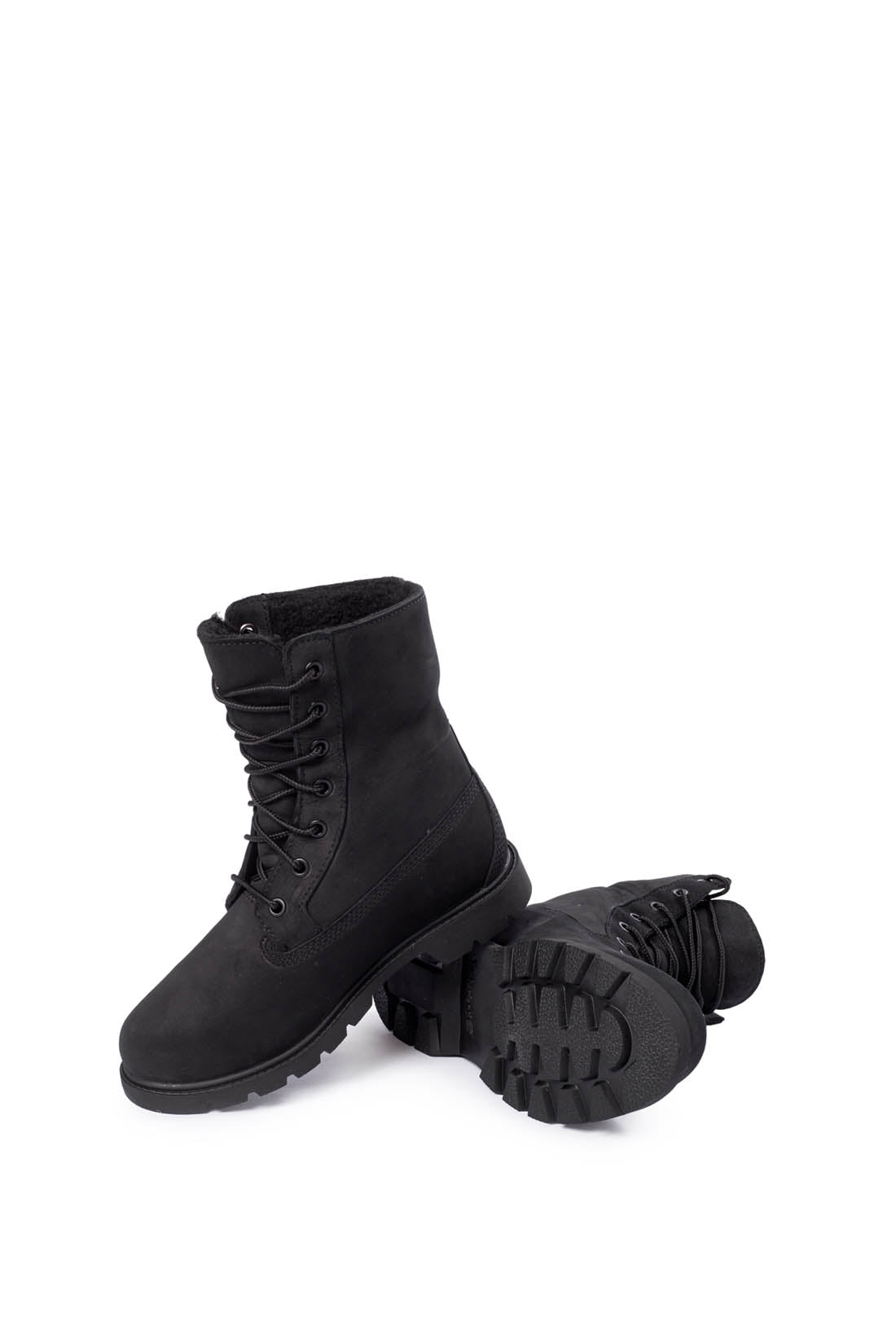 TIMBERLAND - Women's nubuck fold-over fur boox-11