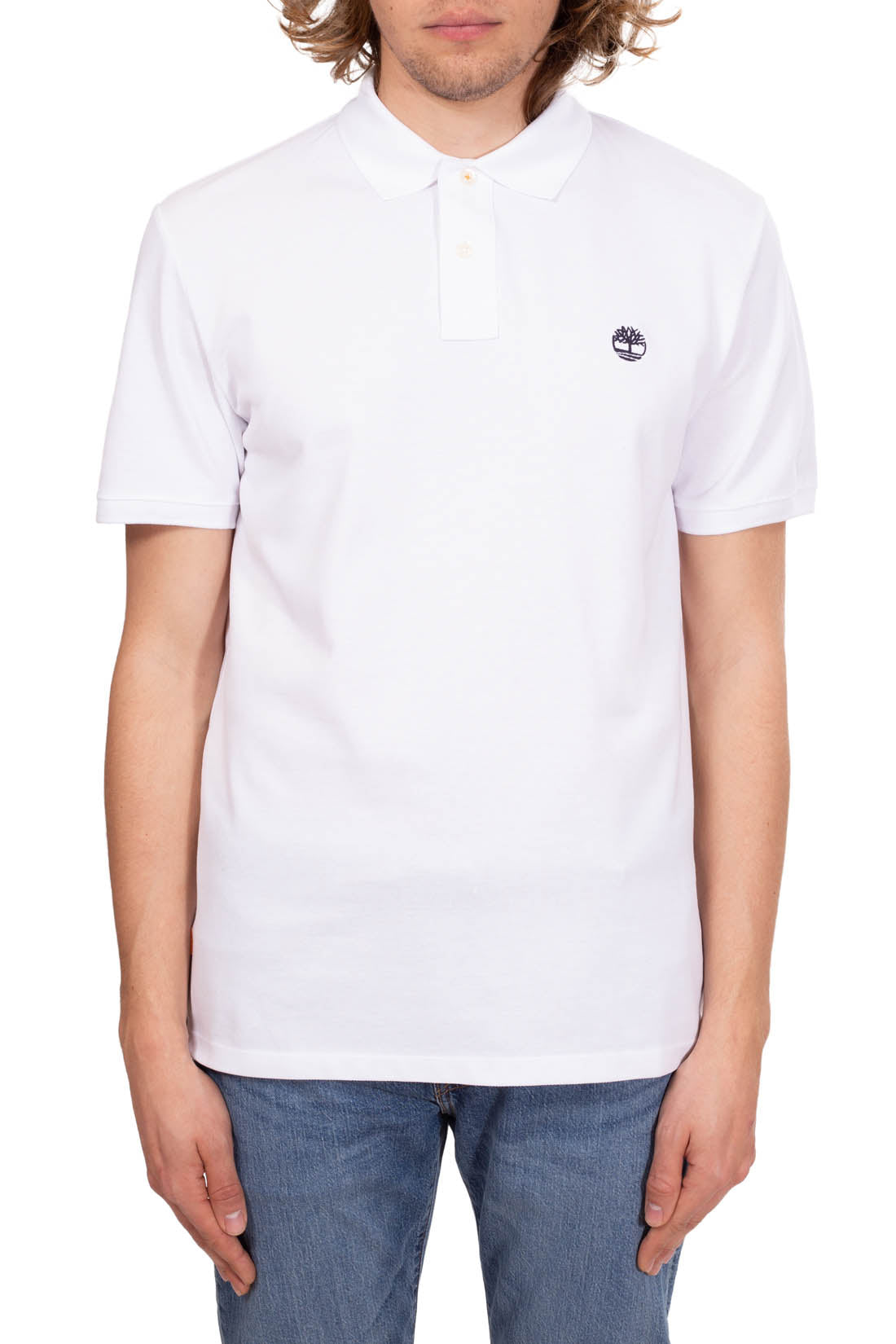 TIMBERLAND - Men's basic logo polo shirt  - Size S-5