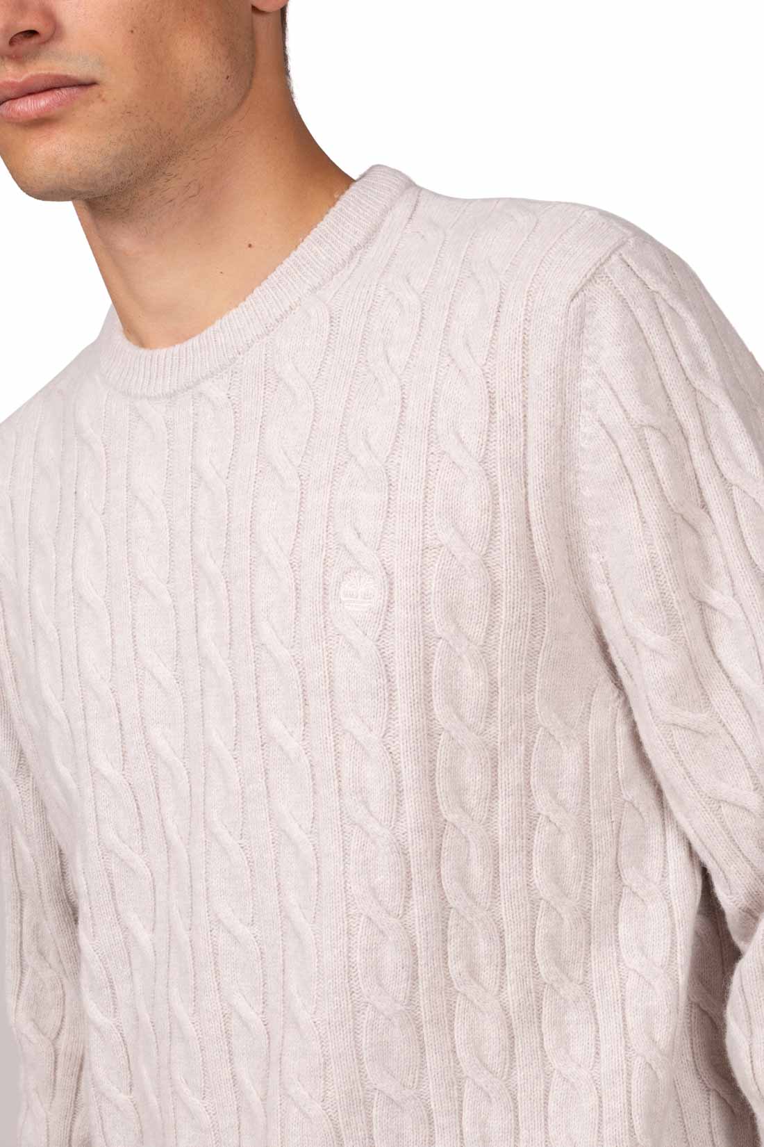 TIMBERLAND - Men's essential cable sweater-4