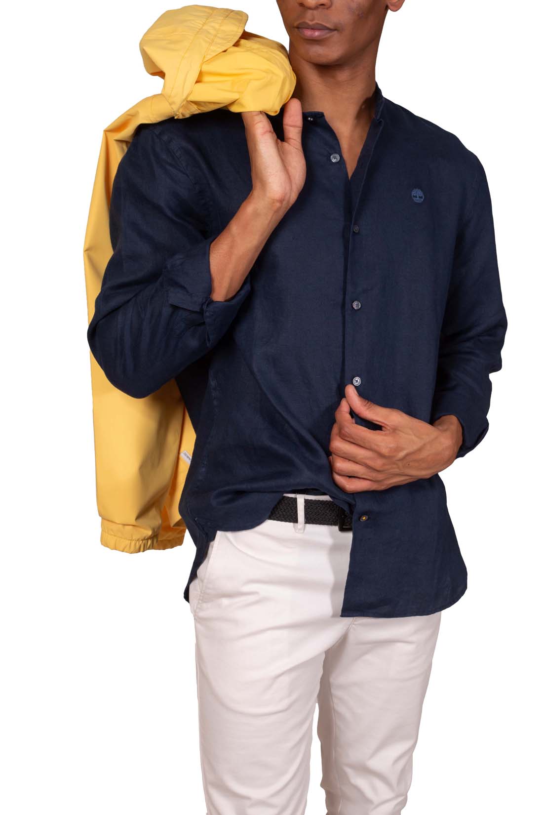 TIMBERLAND - Men's slim linen shirt  - Size 3XL-27