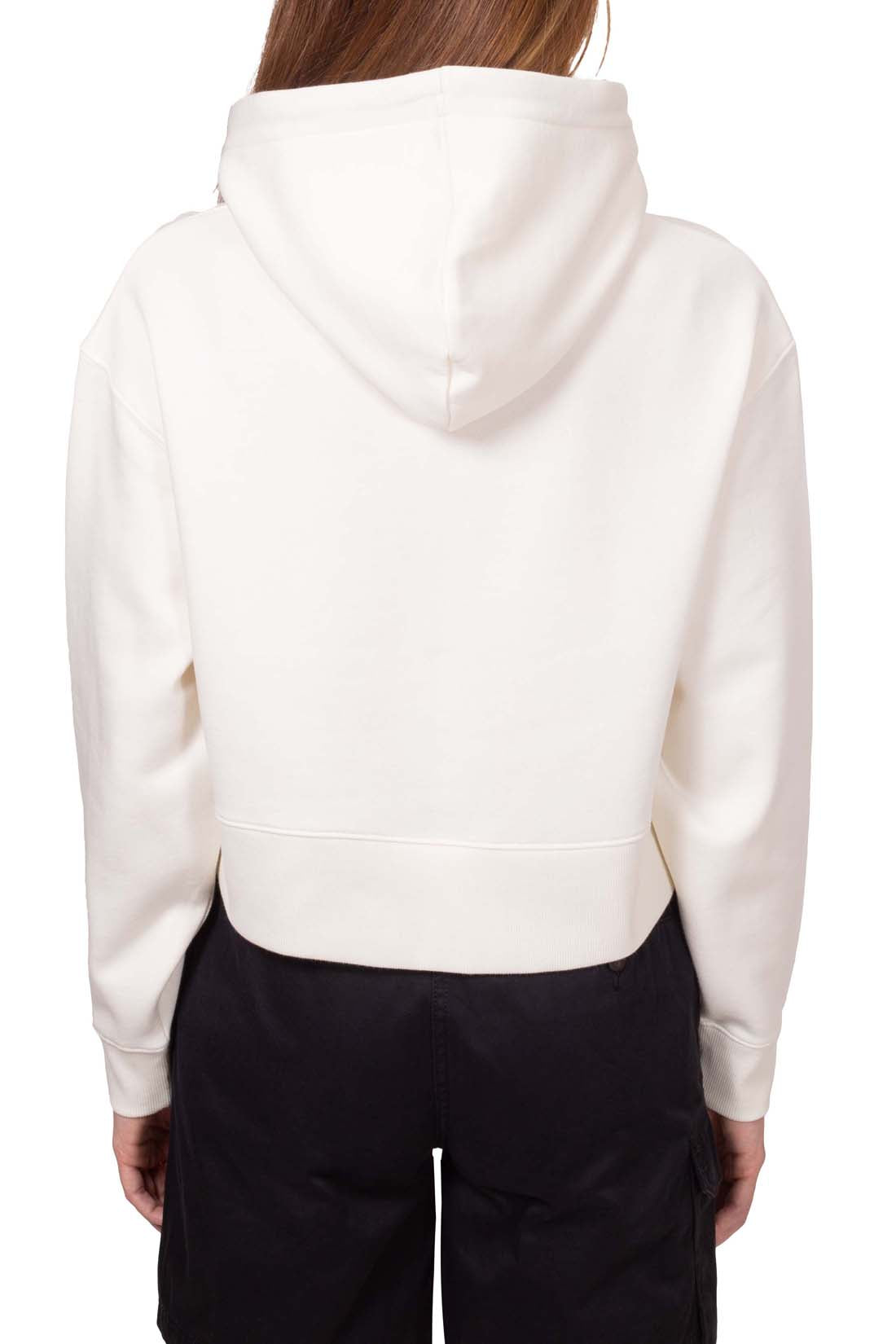 TIMBERLAND - Women's crop winter hoodie with signature logo-10