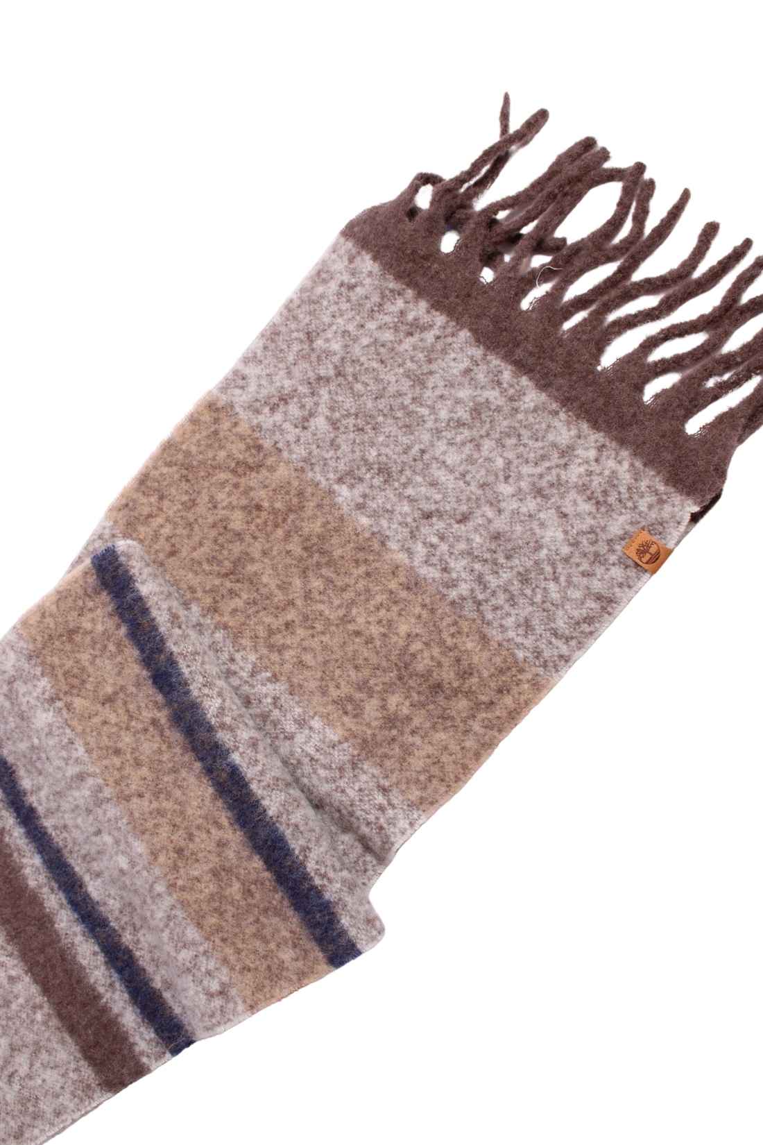 TIMBERLAND - Women's wool blend scarf with fringes-5