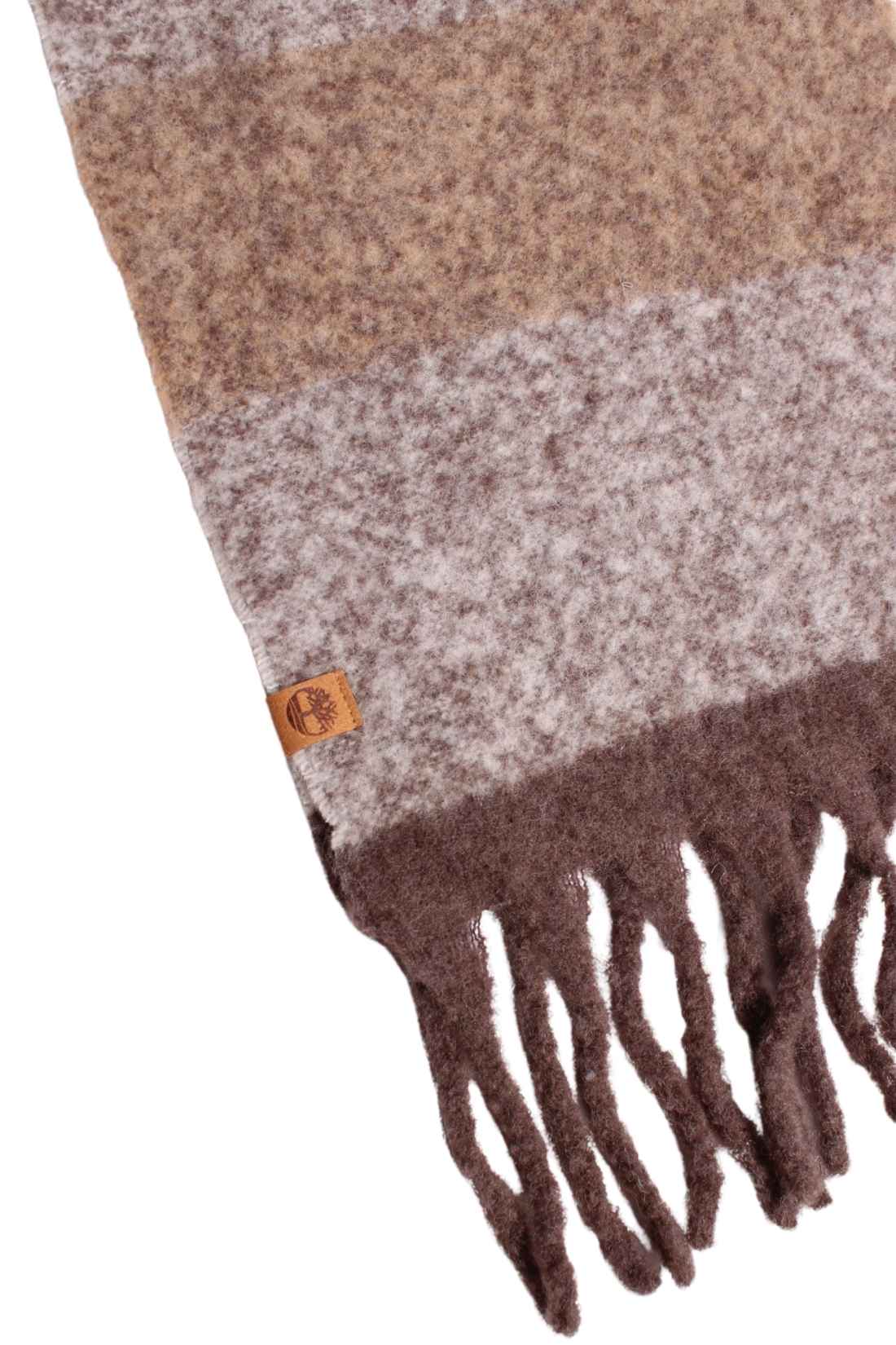 TIMBERLAND - Women's wool blend scarf with fringes-2
