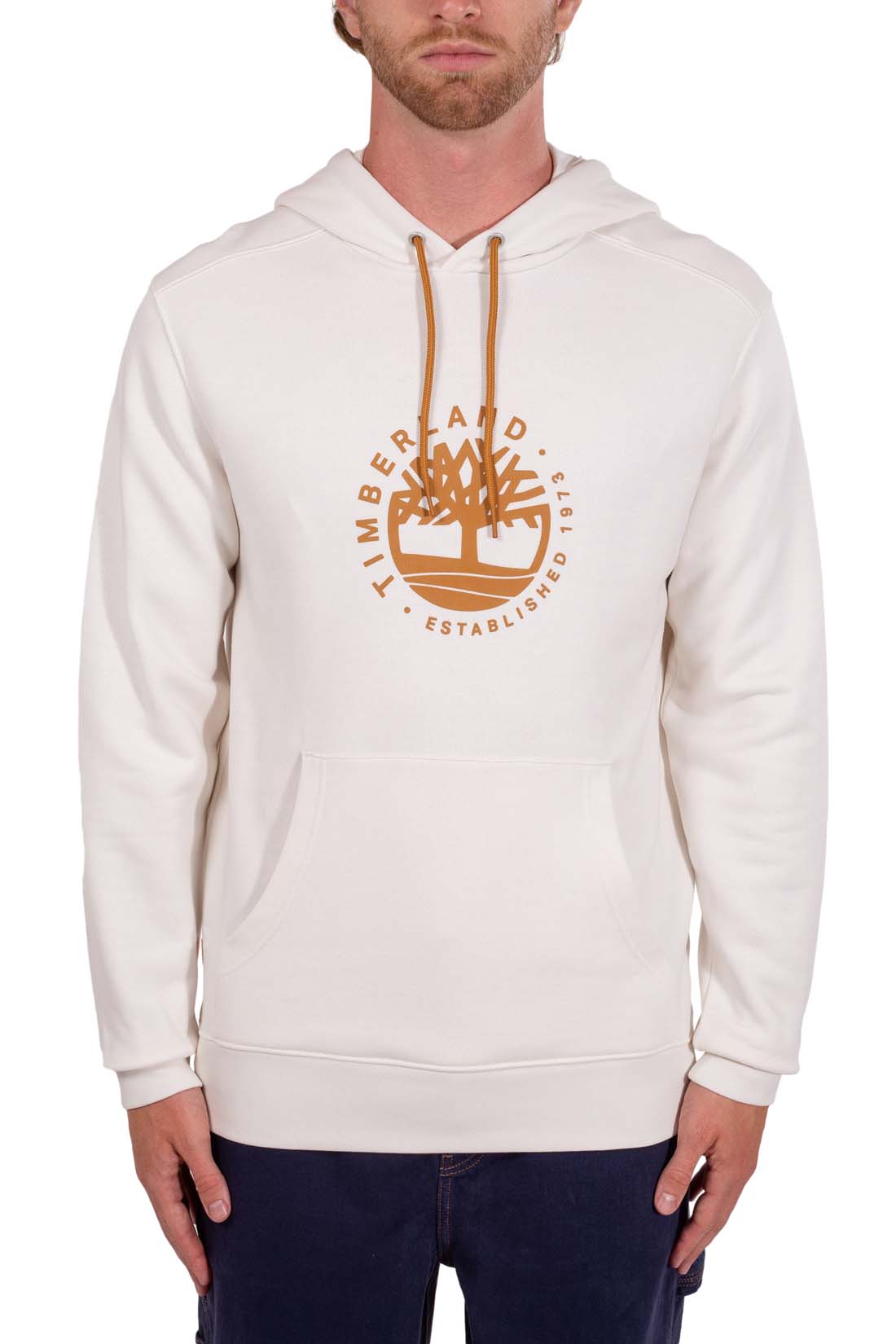 TIMBERLAND - Men's regular hoodie with printed logo-5