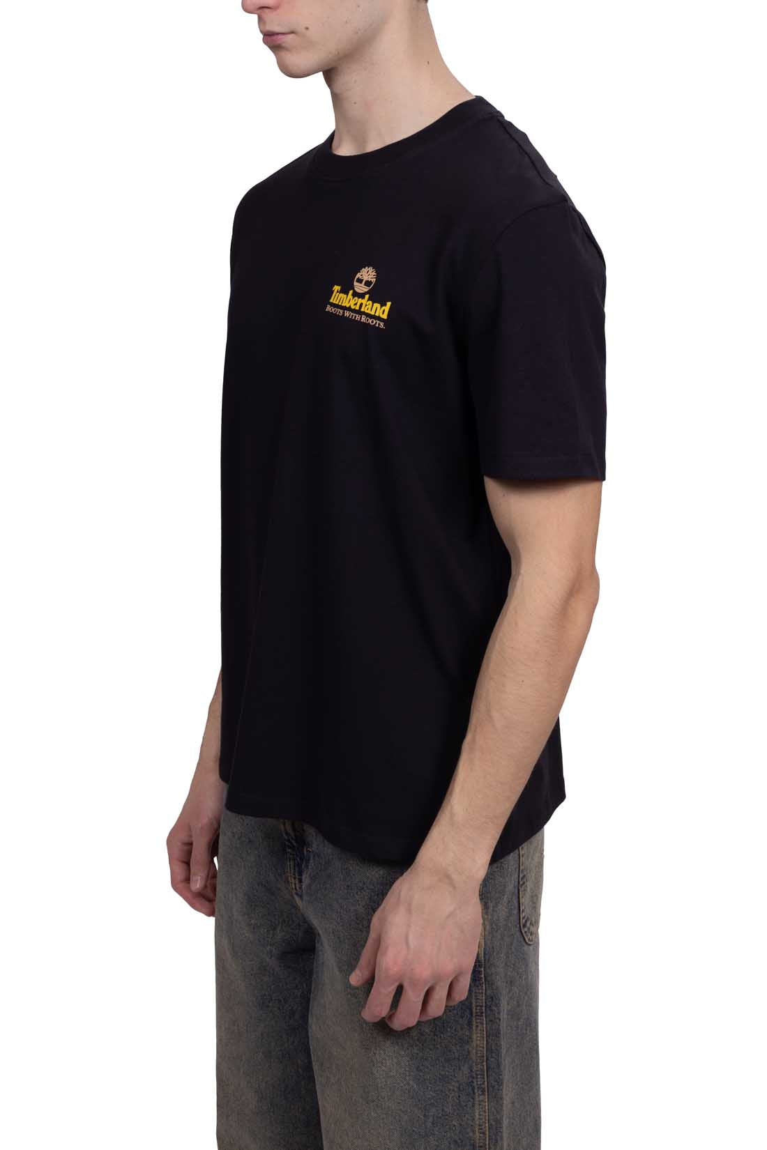 TIMBERLAND - Men's relaxed T-shirt with Illustrated Tree Graphic  - Size M-9