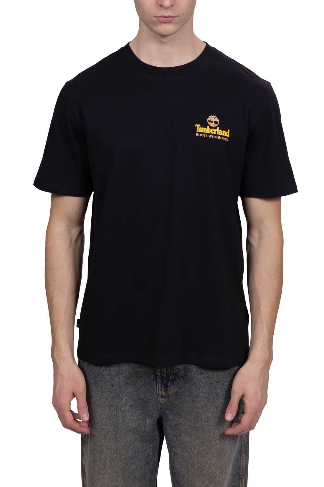 TIMBERLAND - Men's relaxed T-shirt with Illustrated Tree Graphic  - Size M-2