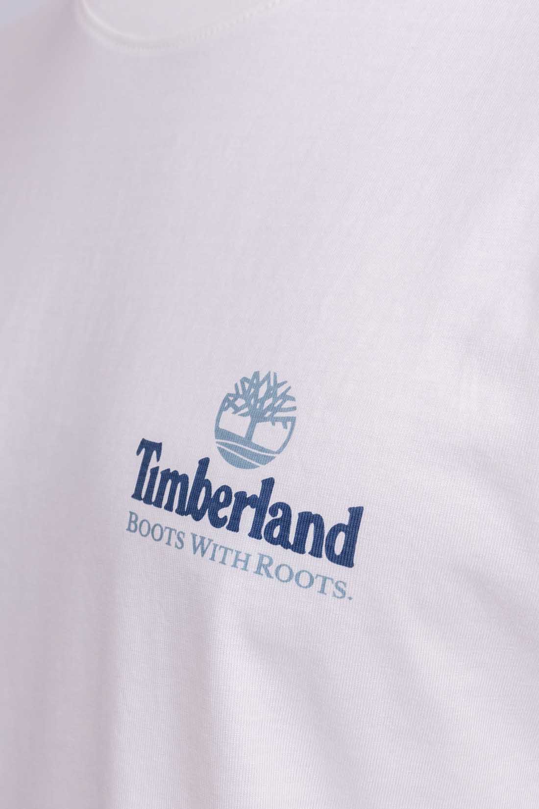 TIMBERLAND - Men's relaxed T-shirt with Illustrated Tree Graphic  - Size M-20