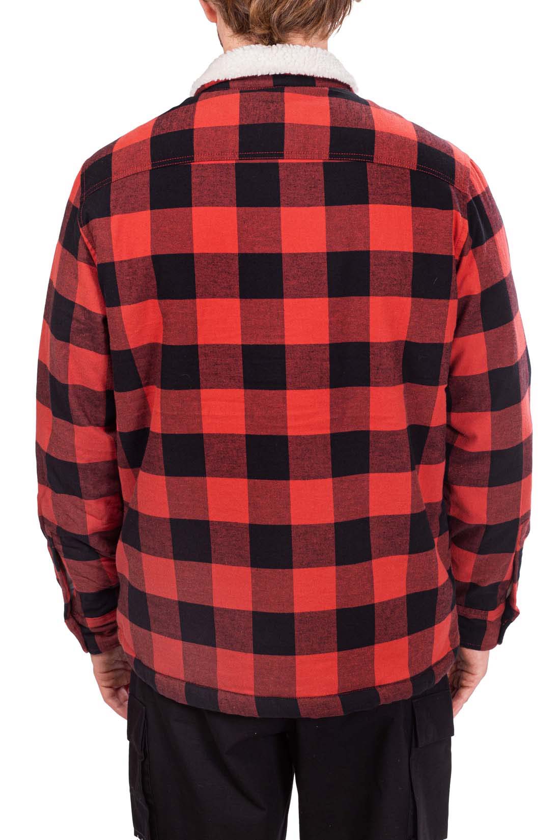 TIMBERLAND - Men's tartan Buffalo jacket with sherpa lining  - Size XL-7
