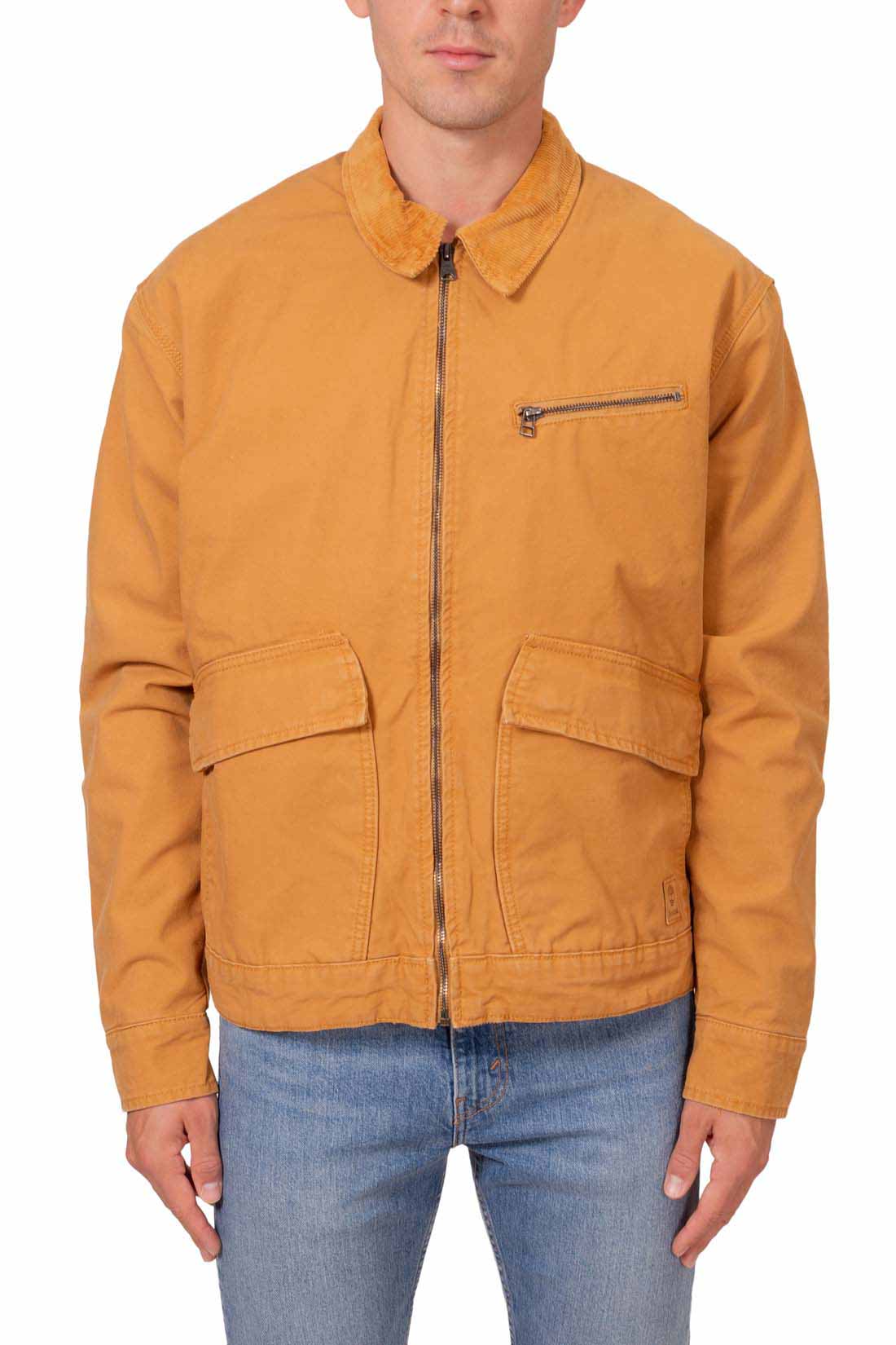 TIMBERLAND - Men's jacket in washed strafford cotton canvas-5
