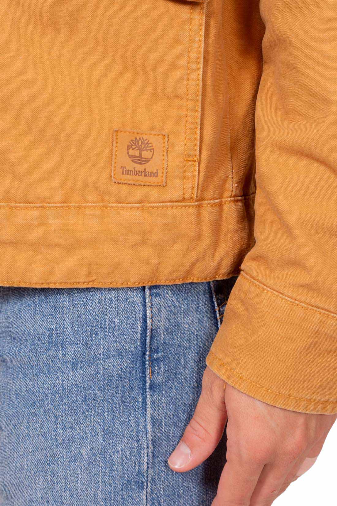 TIMBERLAND - Men's jacket in washed strafford cotton canvas-7