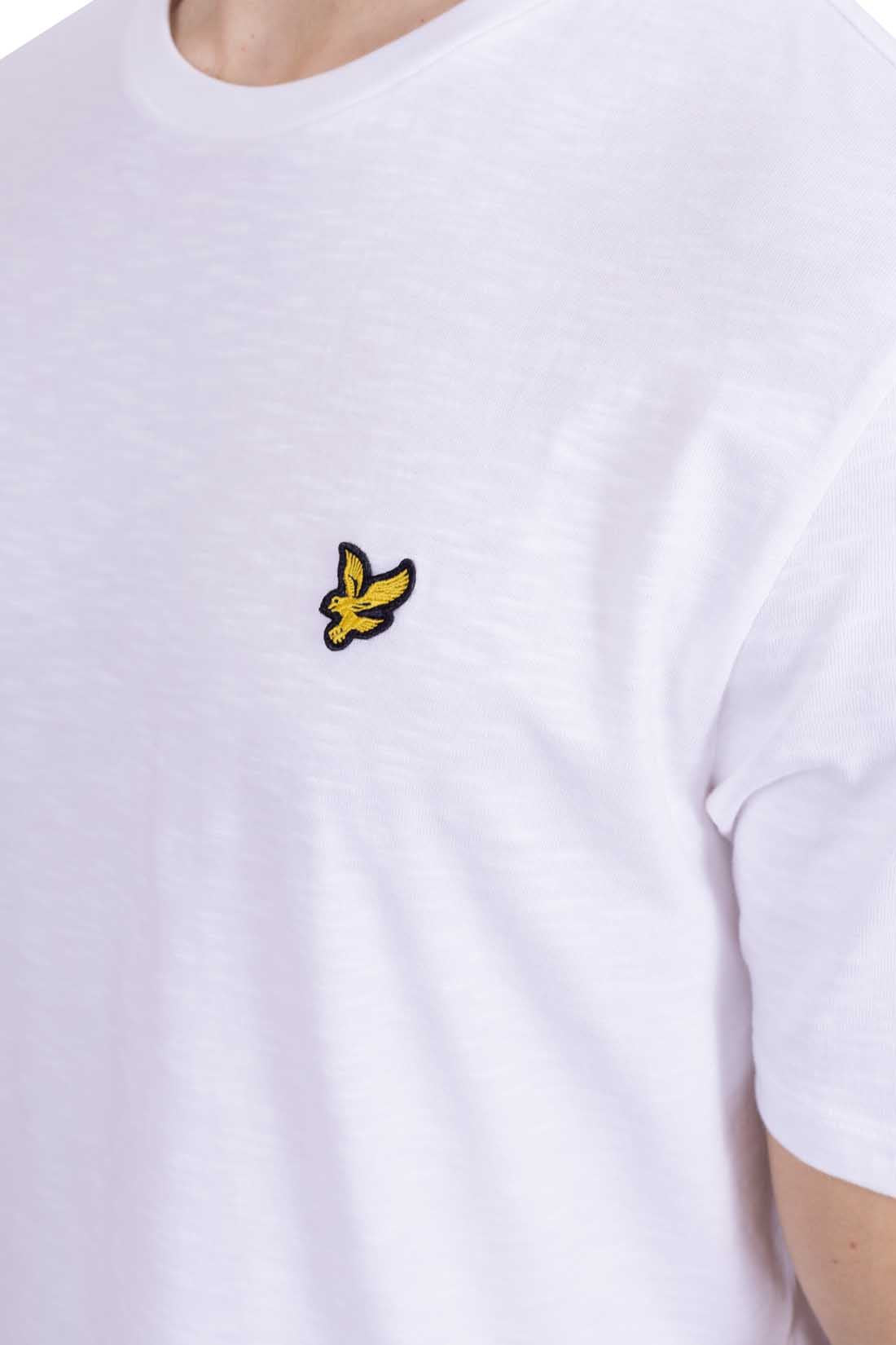 LYLE & SCOTT - Men's relaxed T-shirt in slub cotton  - Size XXL-0
