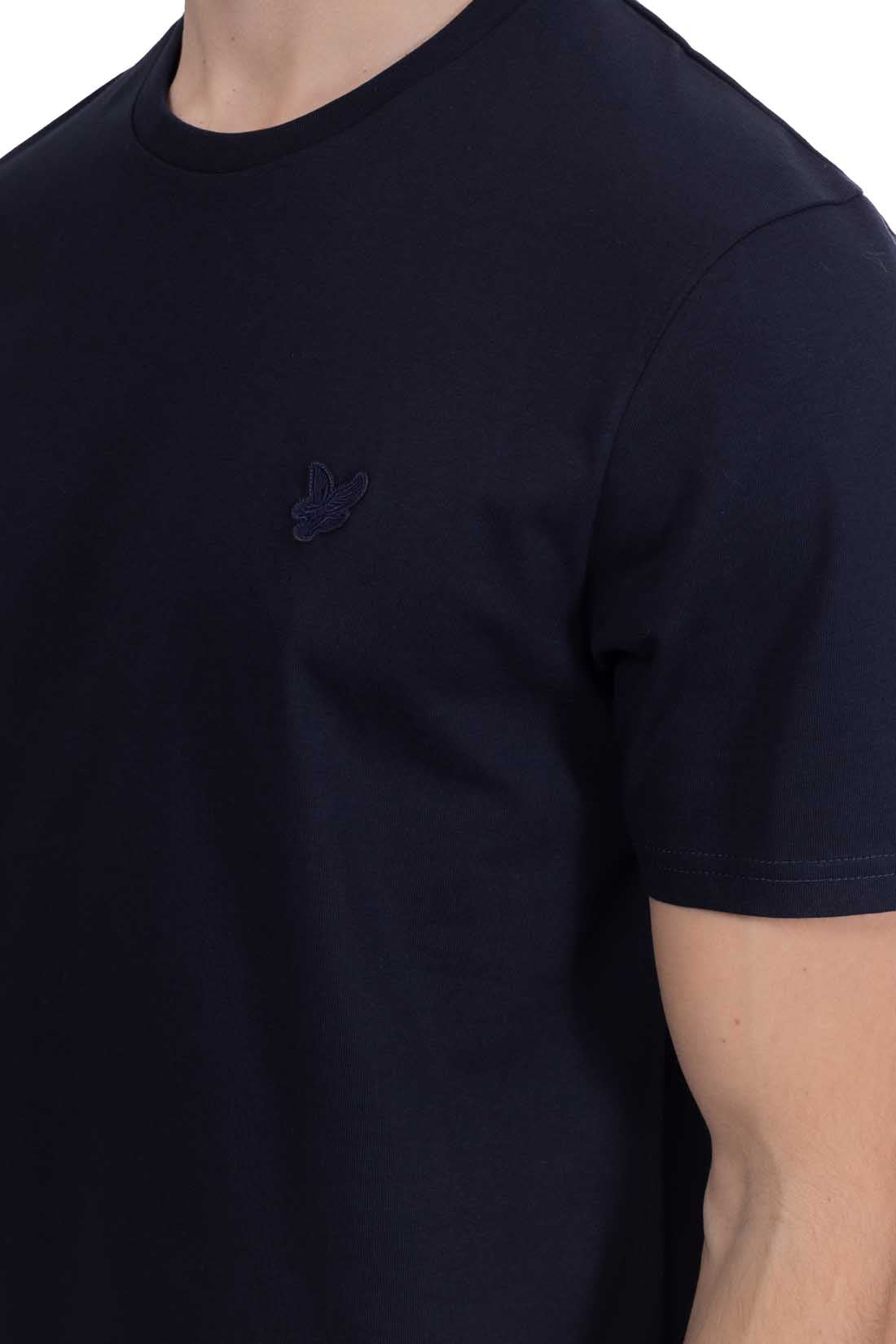 LYLE & SCOTT - Men's T-shirt with tonal eagle logo-8