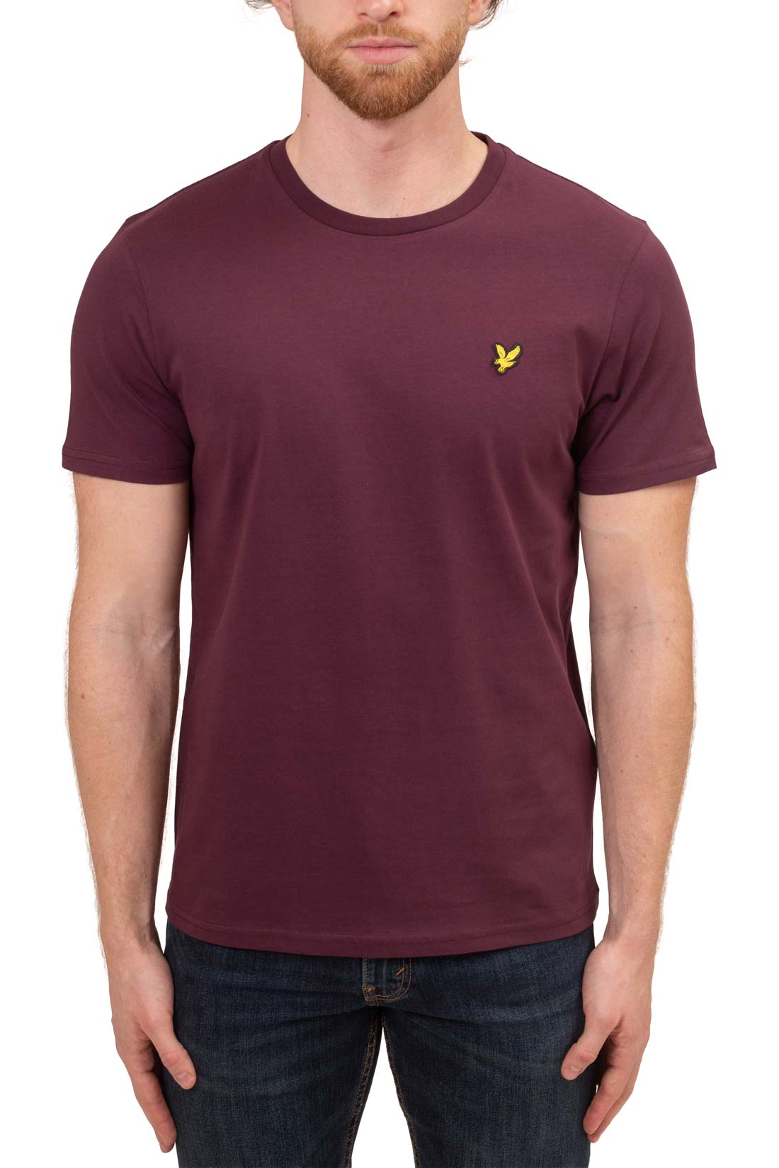 LYLE & SCOTT - Men's plain T-shirt with logo  - Size M-69