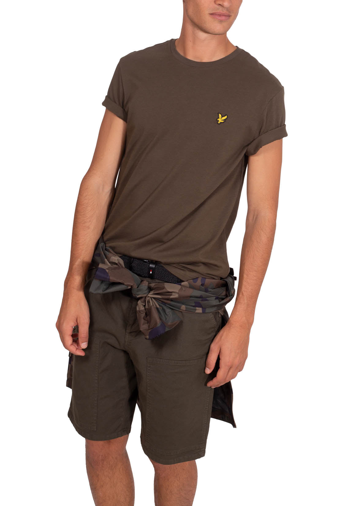 LYLE & SCOTT - Men's basic logo T-shirt-15