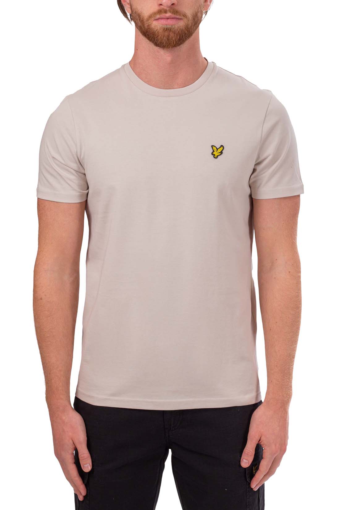 LYLE & SCOTT - Men's plain T-shirt with logo  - Size M-57