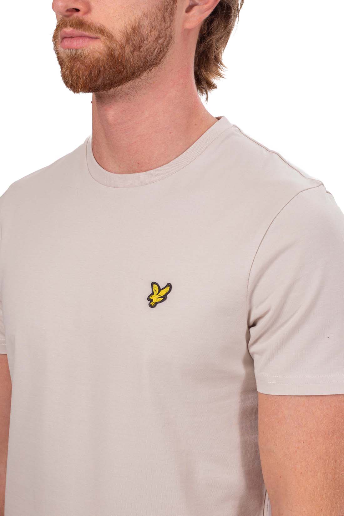 LYLE & SCOTT - Men's plain T-shirt with logo  - Size M-52