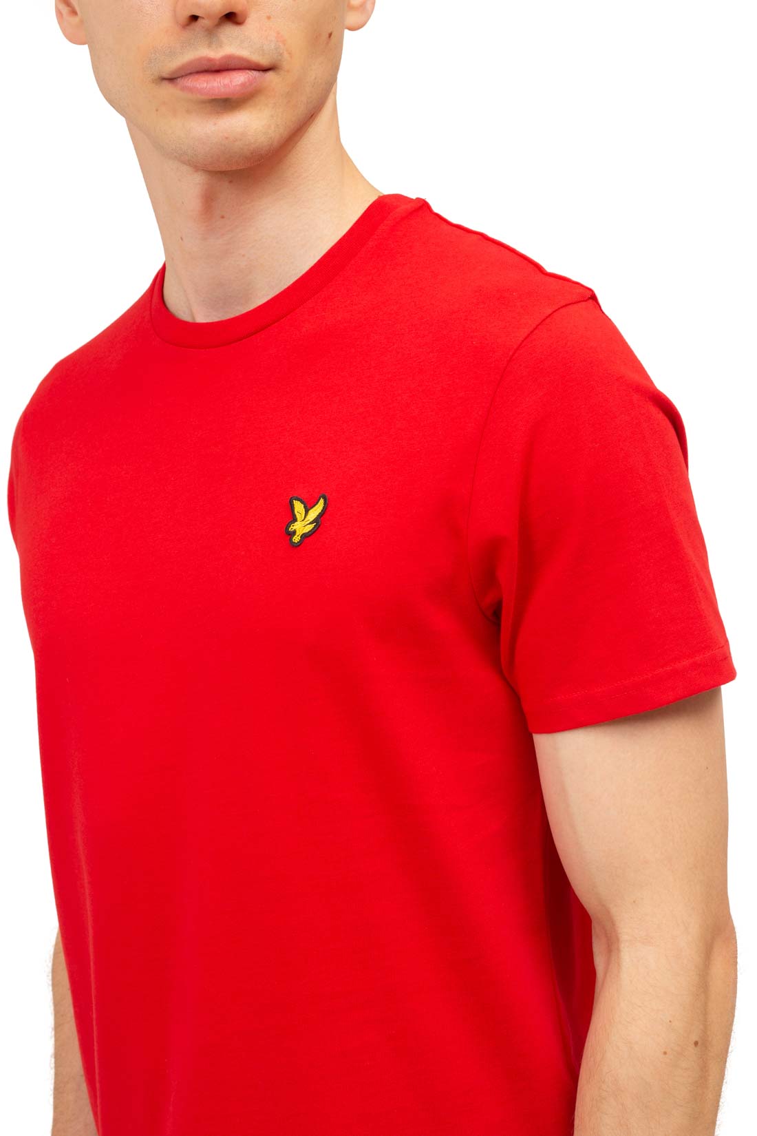 LYLE & SCOTT - Men's plain T-shirt with logo  - Size M-64