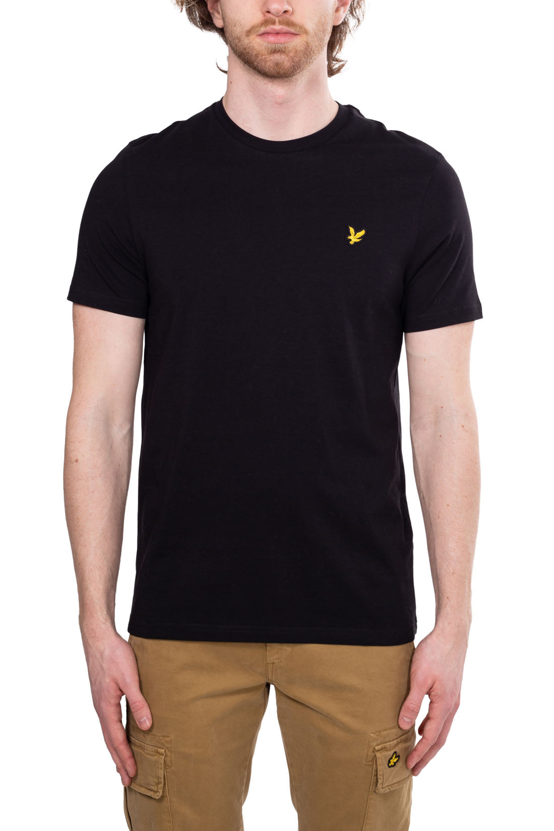 LYLE & SCOTT - Men's plain T-shirt with logo  - Size M-1