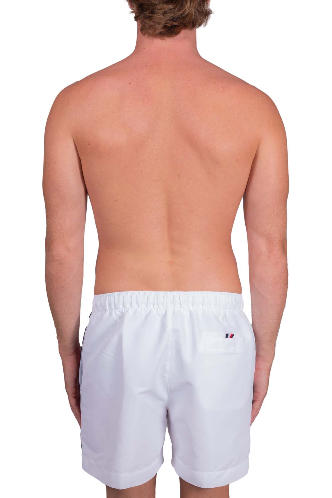 TOMMY HILFIGER - Men's swim short with iconic taping-6