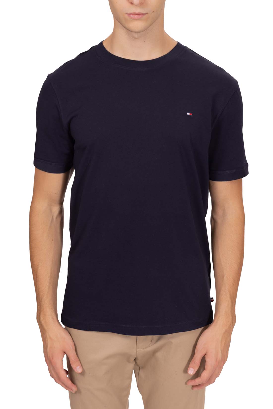 CALVIN KLEIN JEANS - Men's regular T-shirt with flag logo  - Size XL-3