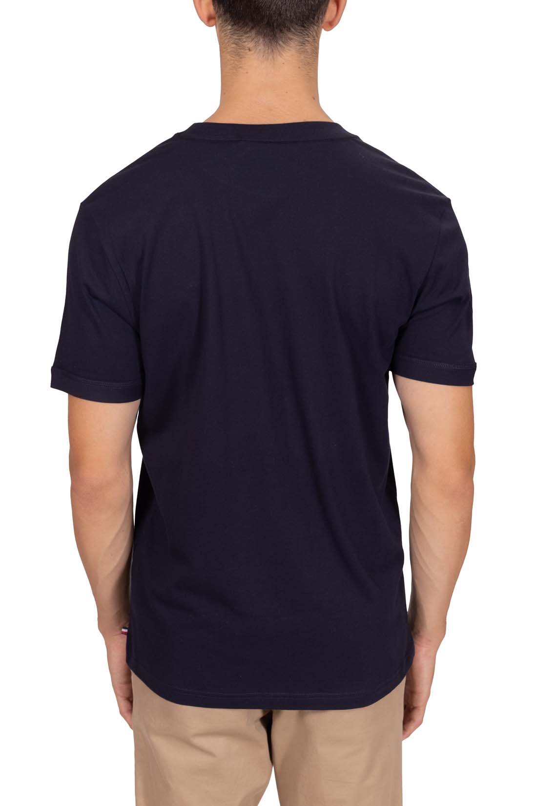 CALVIN KLEIN JEANS - Men's regular T-shirt with flag logo  - Size XL-2