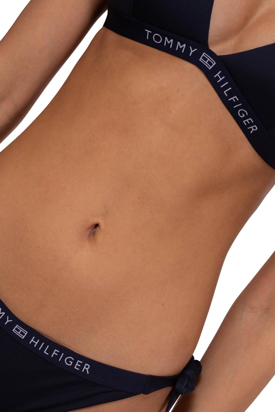 TOMMY HILFIGER - Women's triangle bikini top  - Size L-16