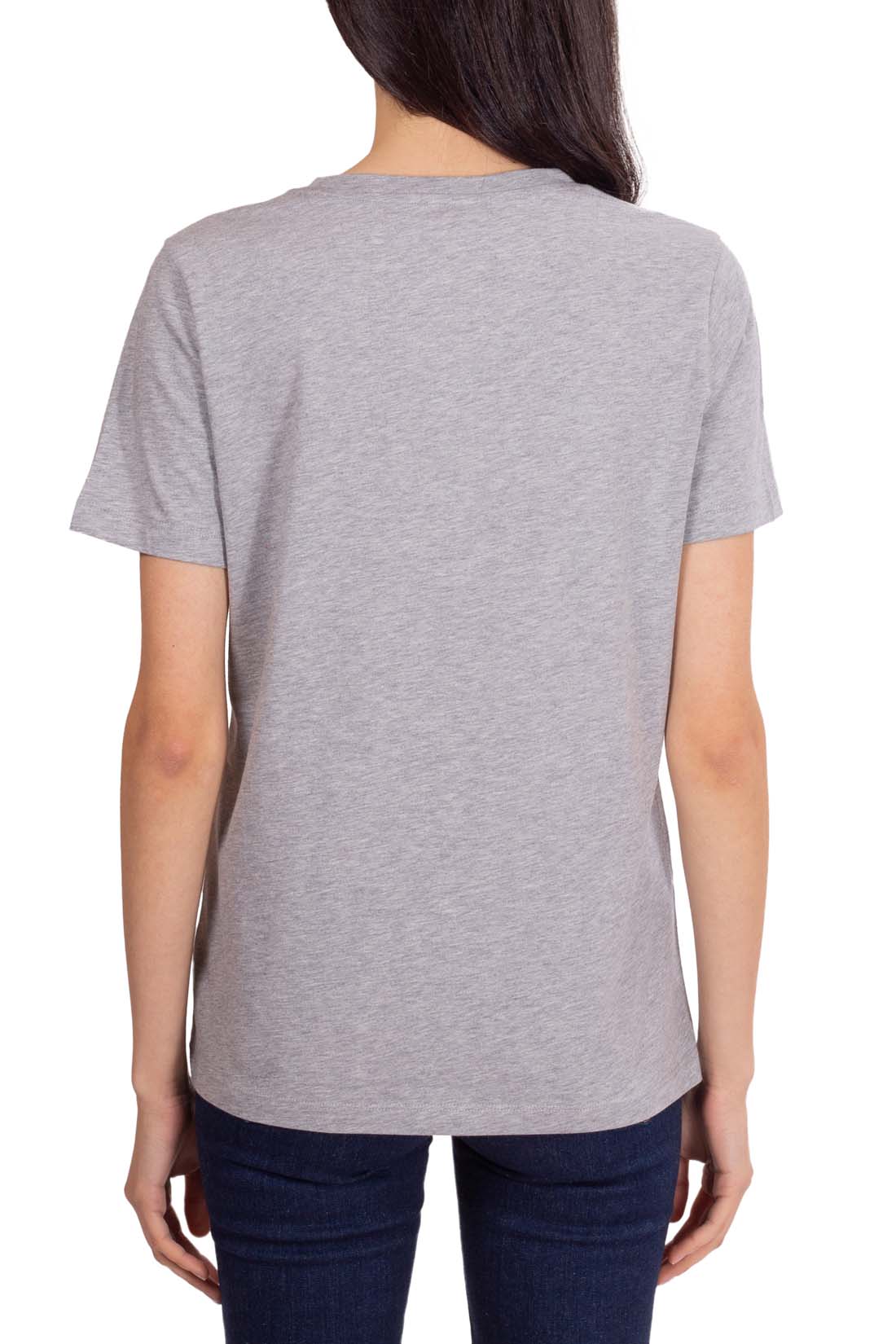 TOMMY HILFIGER - Women's regular T-shirt with embroidered logo-18