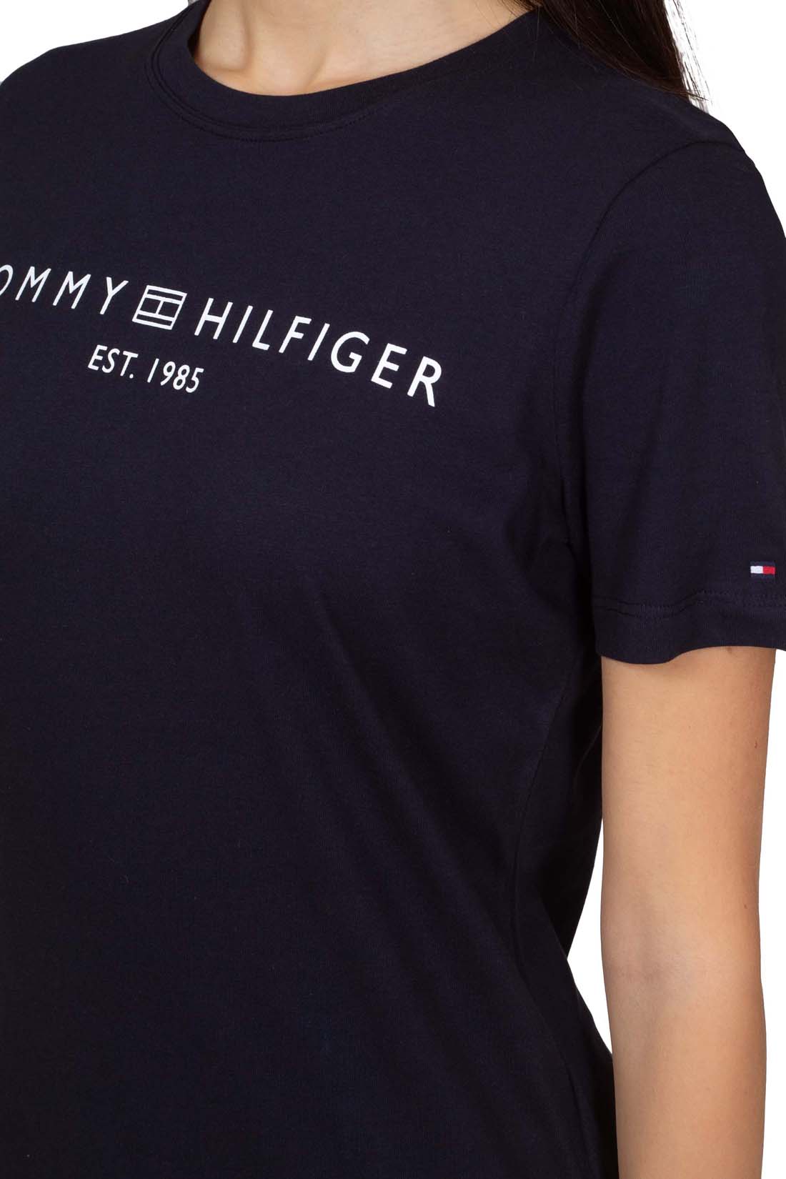TOMMY HILFIGER - Women's regular logo T-shirt - Size XL-8