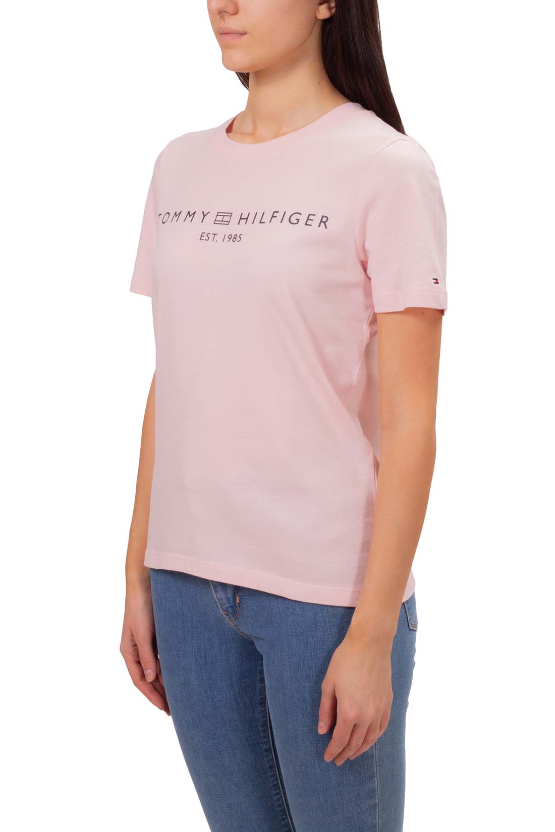TOMMY HILFIGER - Women's regular logo T-shirt - Size XL-53