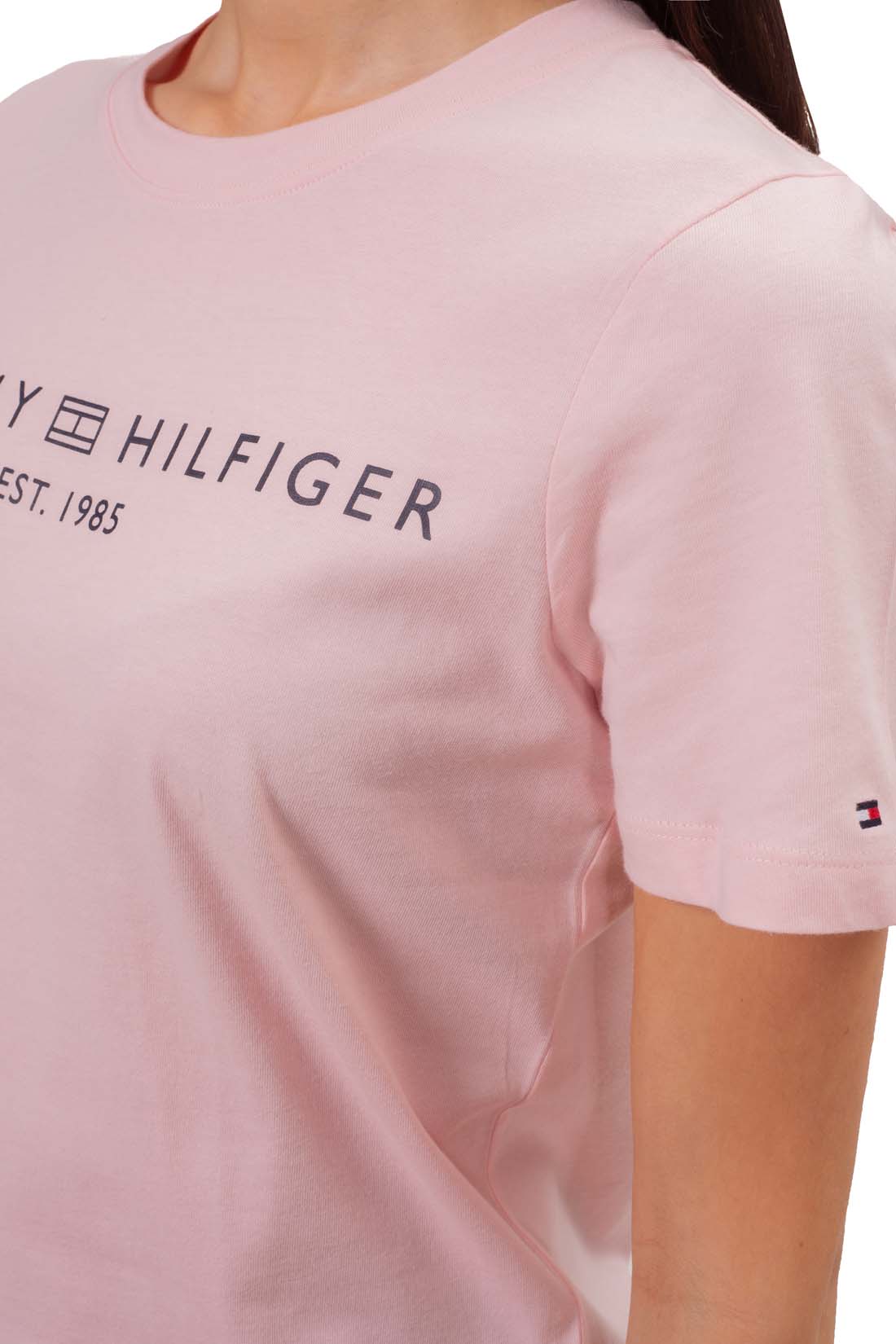 TOMMY HILFIGER - Women's regular logo T-shirt - Size XL-56