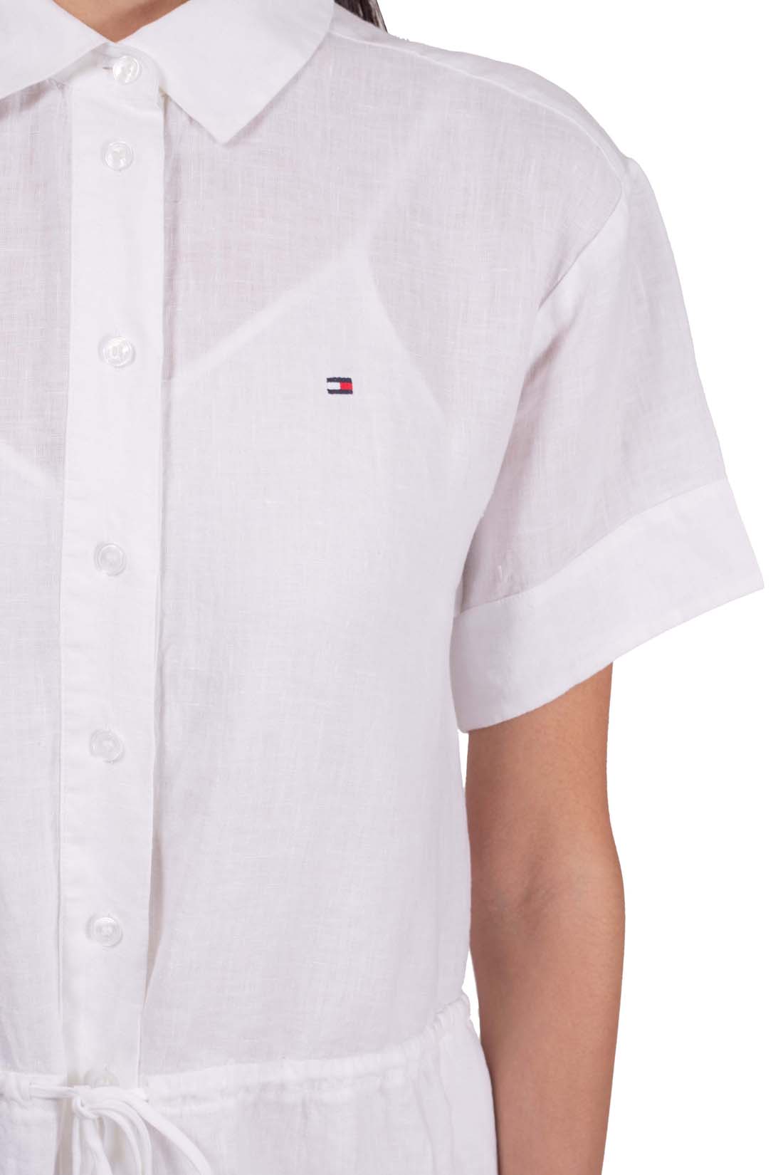 TOMMY HILFIGER - Women's linen shirt dress-0