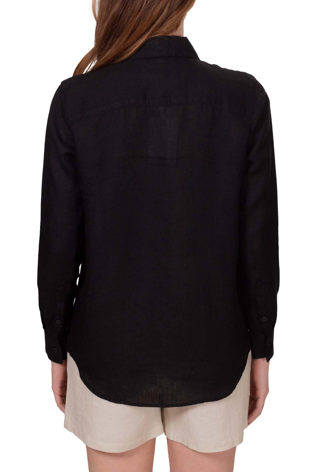 TOMMY HILFIGER - Women's relaxed linen shirt  - Size 36-2