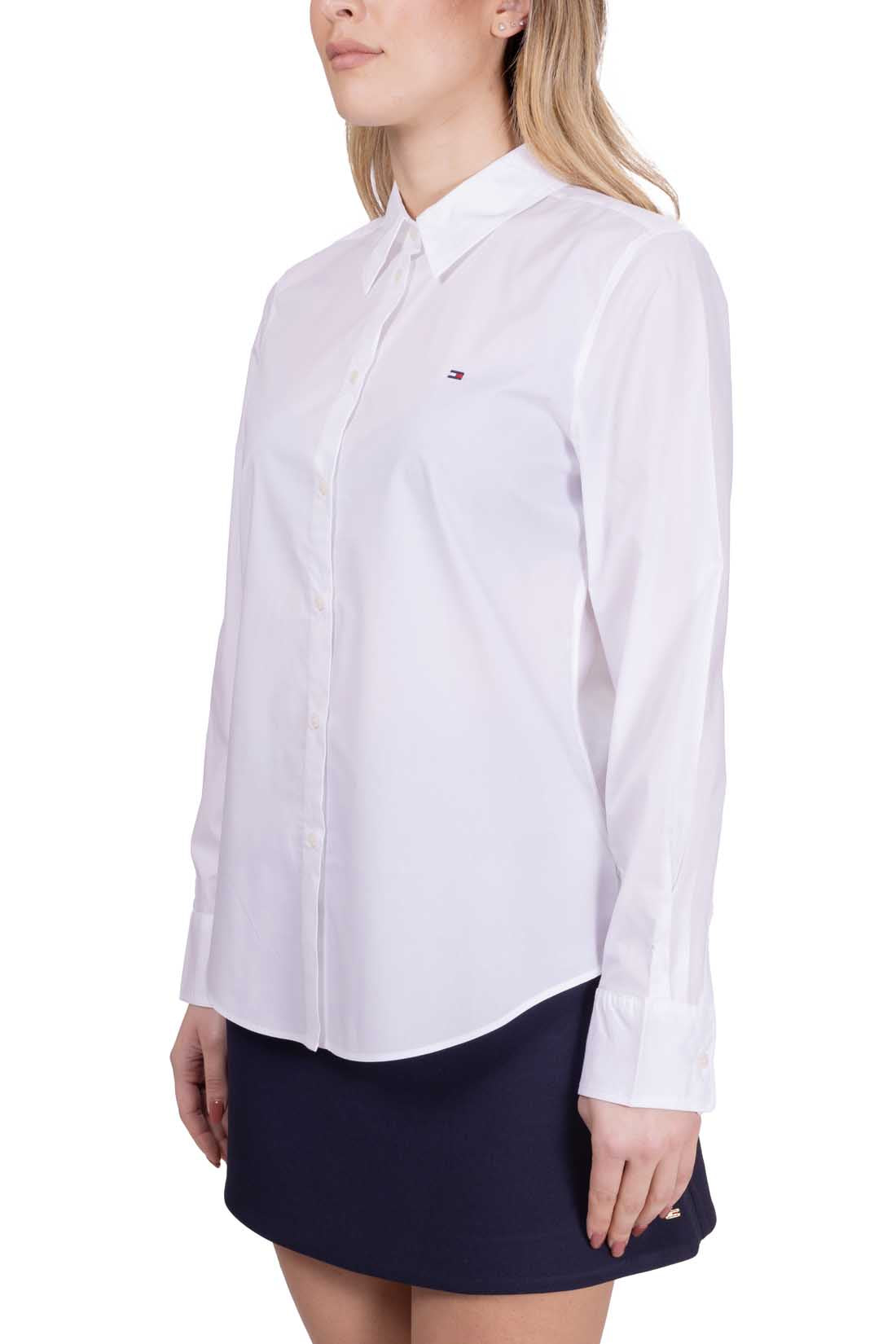 TOMMY HILFIGER - Women's regular poplin shirt  - Size 40-25