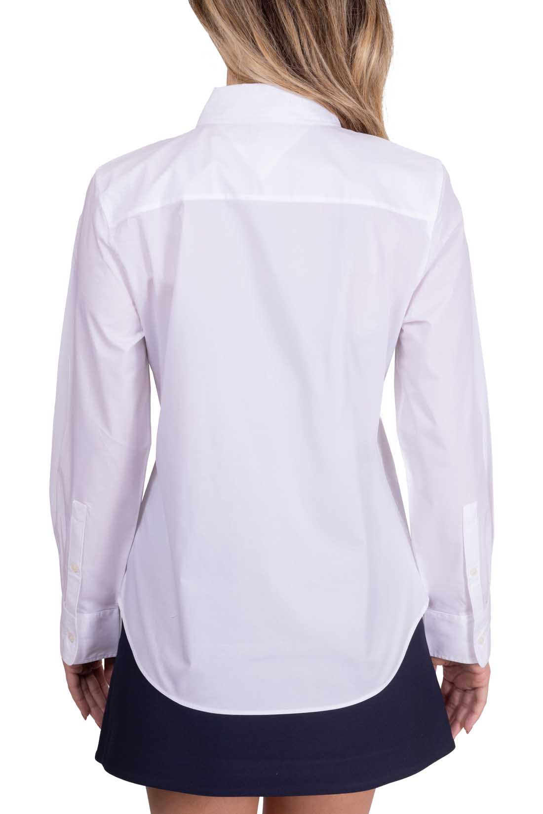 TOMMY HILFIGER - Women's regular poplin shirt  - Size 40-30