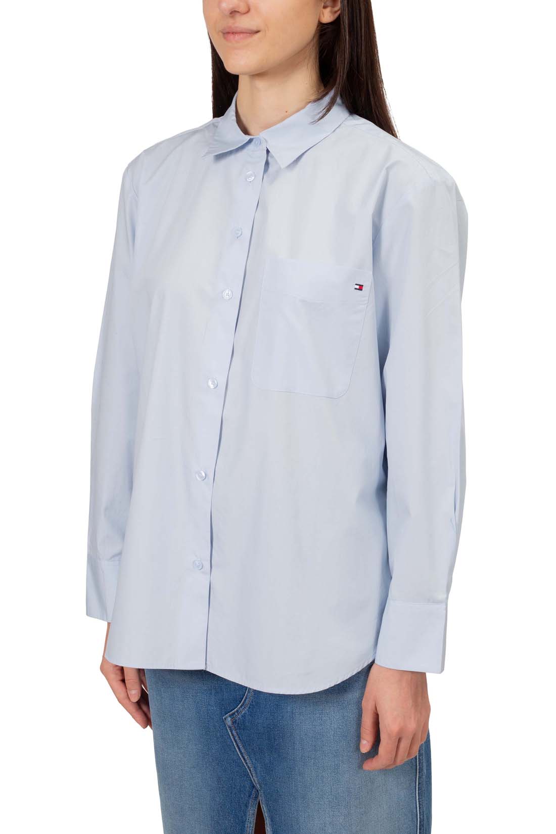 TOMMY HILFIGER - Women's basic poplin shirt  - Size 40-9