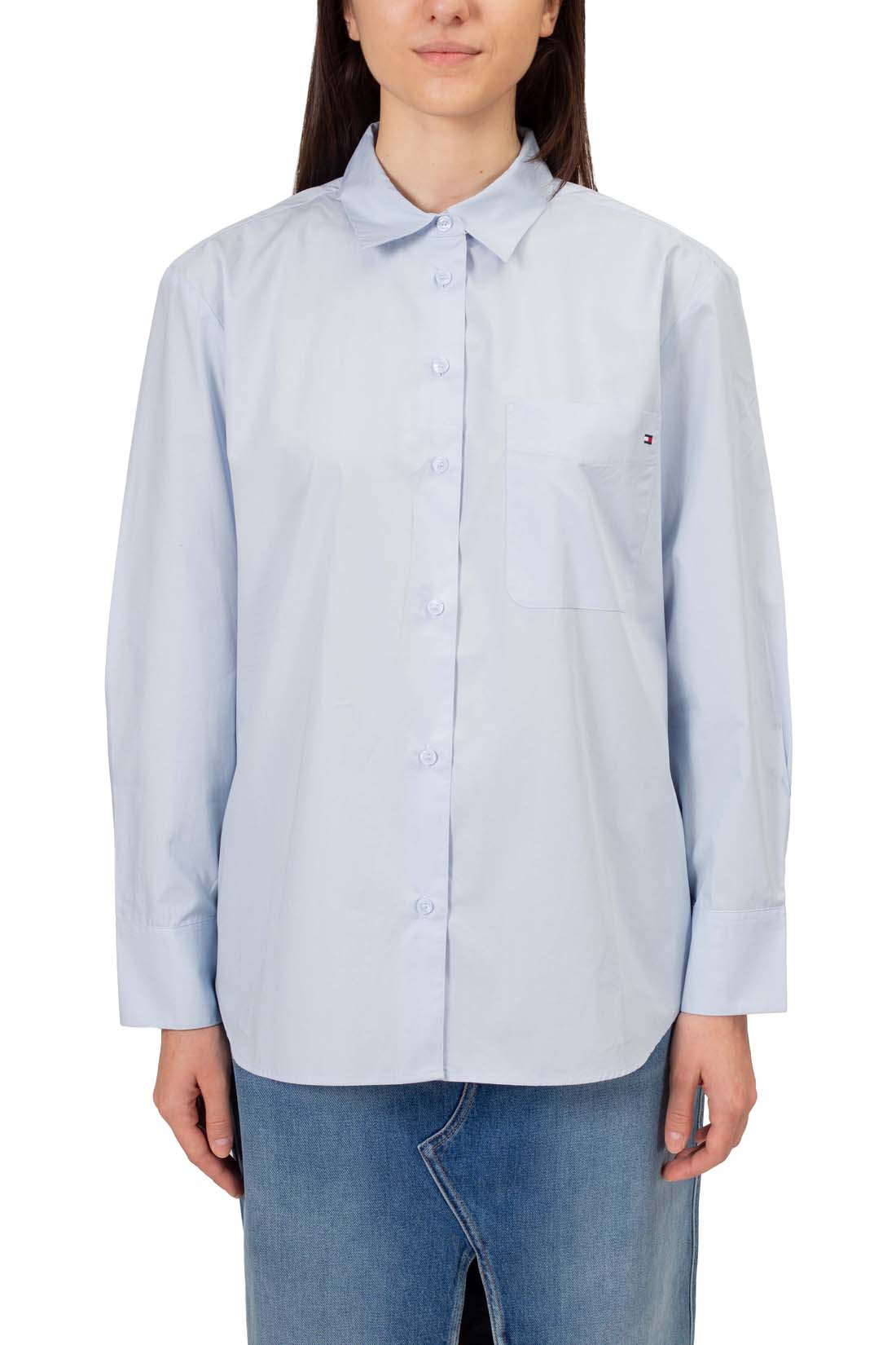 TOMMY HILFIGER - Women's basic poplin shirt  - Size 40-15