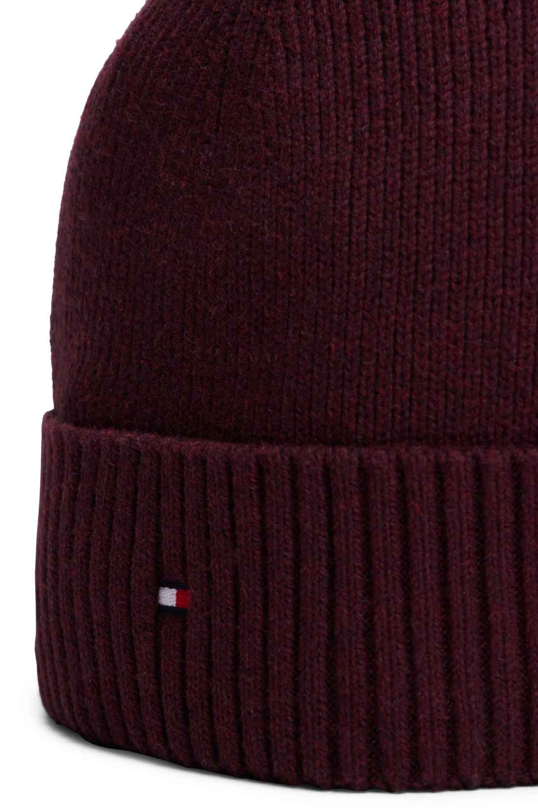 TOMMY HILFIGER - Men's beanie in cotton and cashmere blend  - Size OS-2