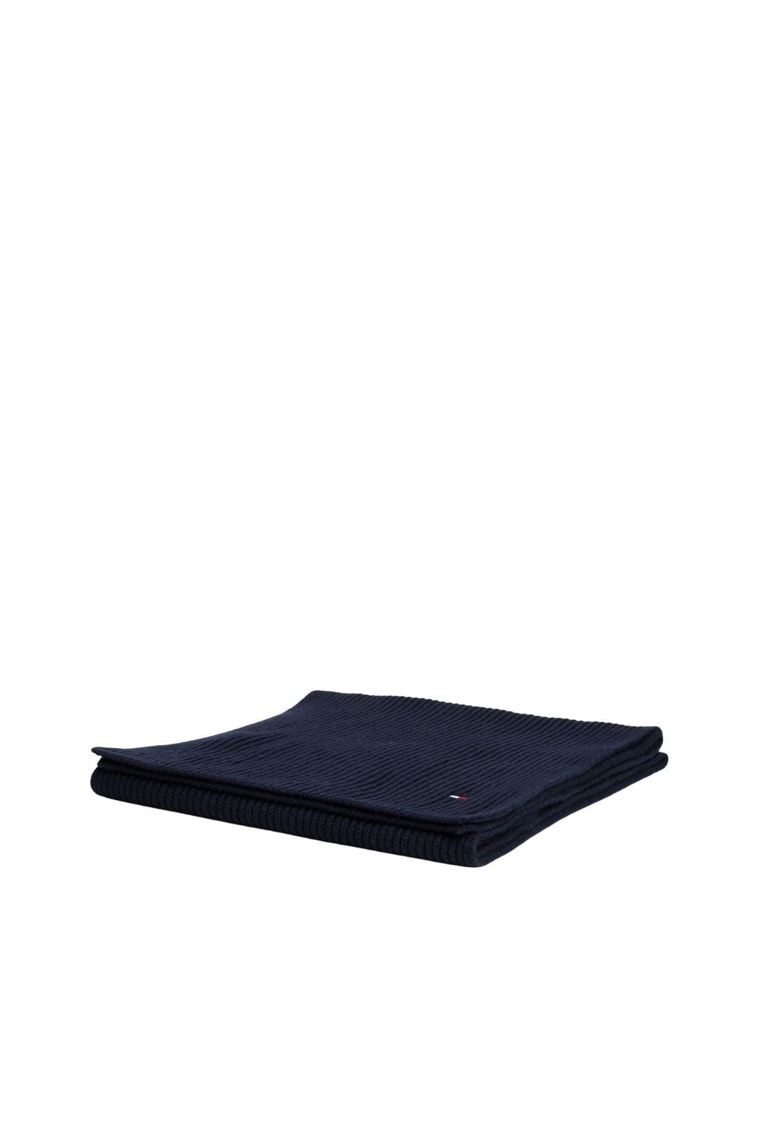 TOMMY HILFIGER - Men's ribbed scarf with logo  - Size OS-2