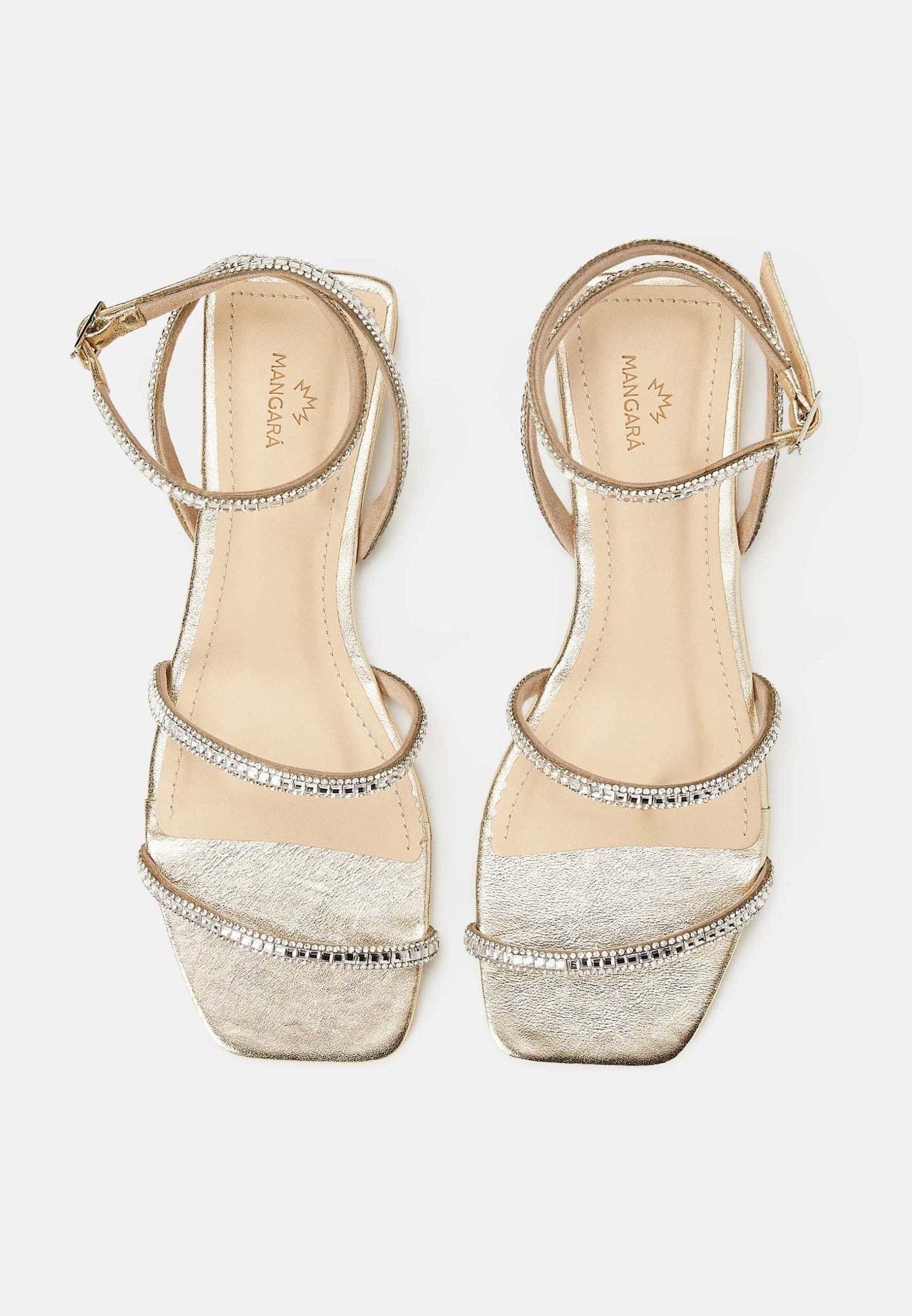 Mangará Atelier sandaler til kvinder – med krystalremme