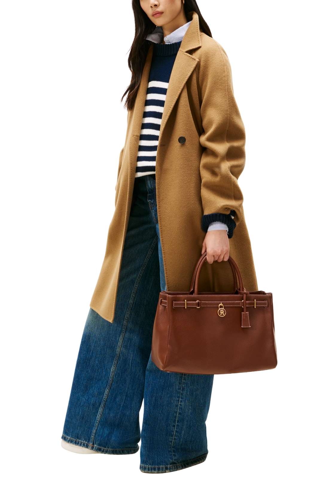 TOMMY HILFIGER - Women's leather The American Icon tote bag-1