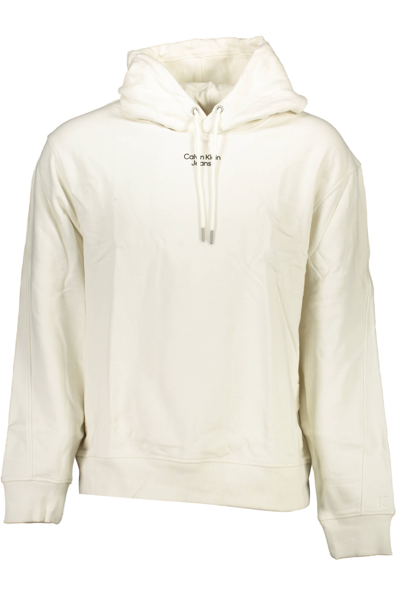 CALVIN KLEIN WHITE MEN'S SWEATSHIRT WITHOUT ZIP-0