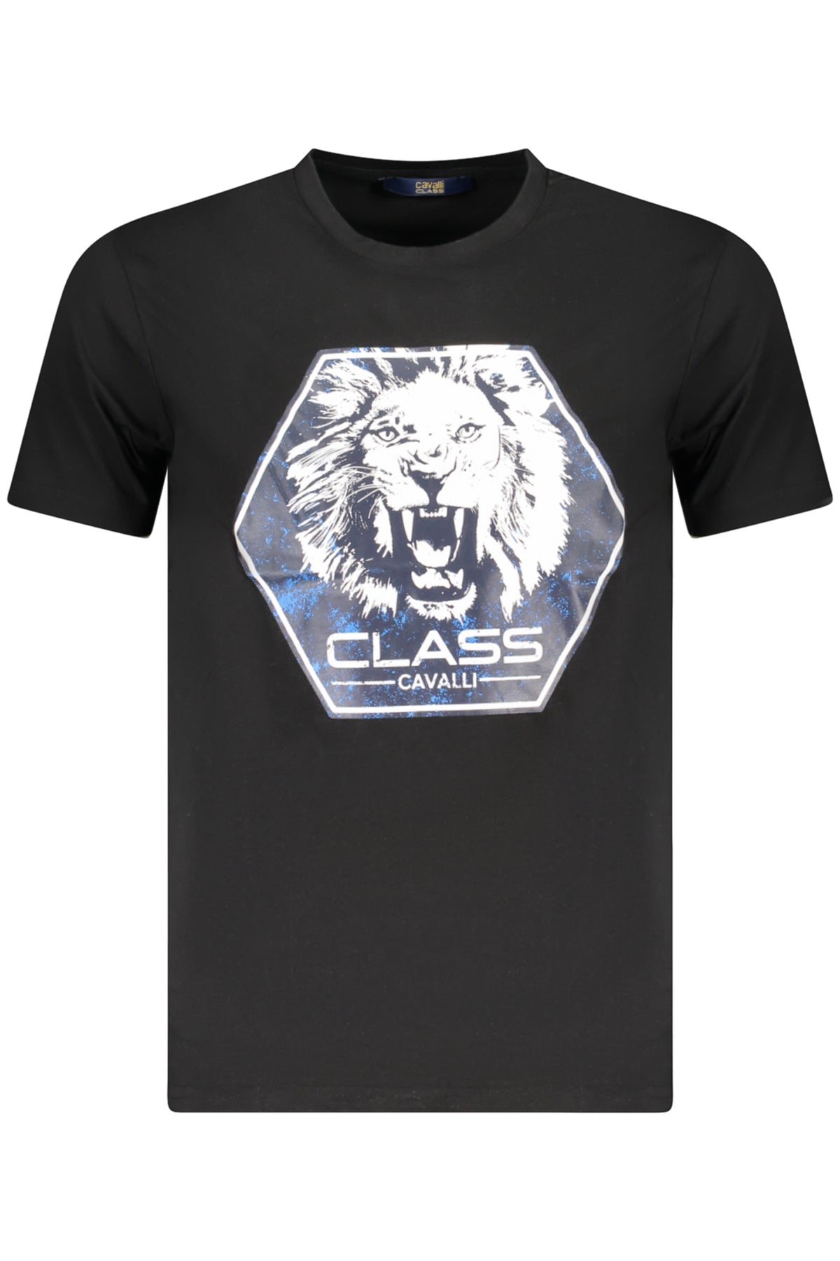 CAVALLI CLASS SHORT SLEEVE T-SHIRT MEN BLACK-0