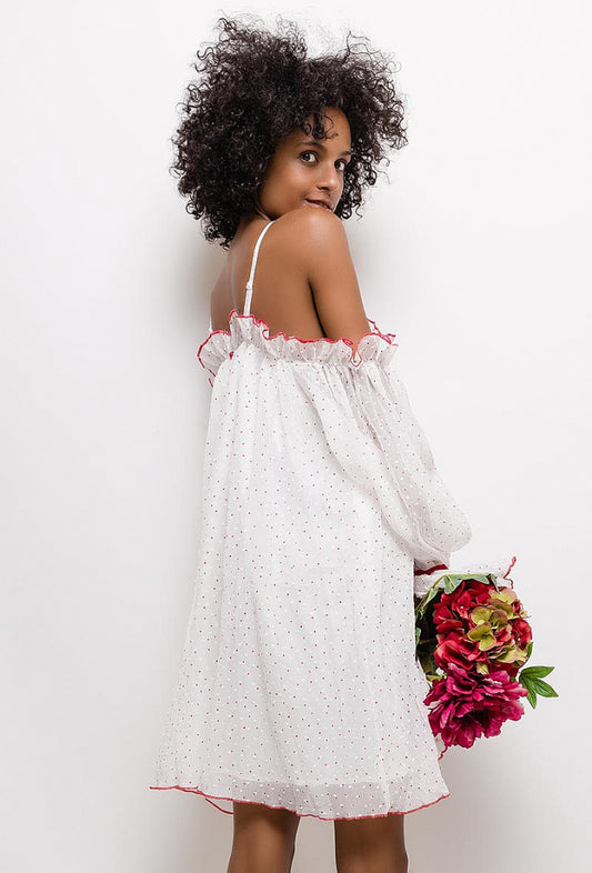 DANITY DRESS WHITE 61001-1-1