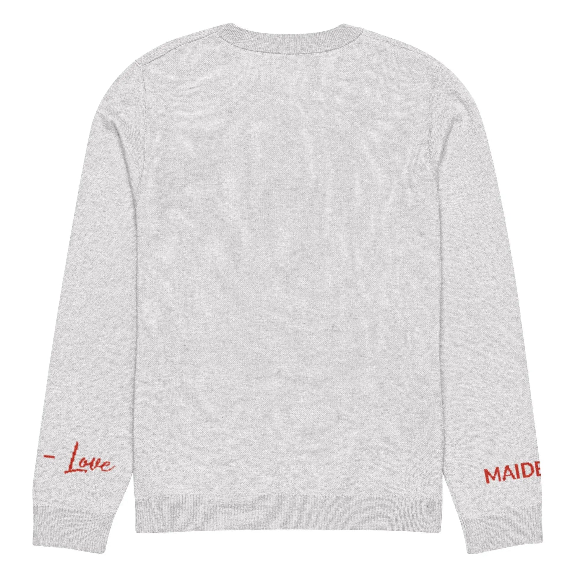 Heart - Knitted crew neck sweater BLEACH-3