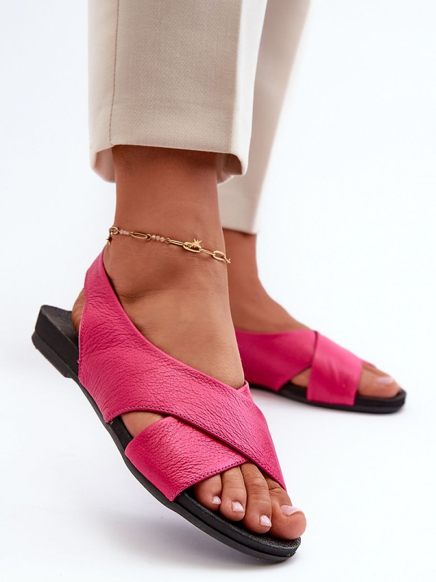 Step in Style Elegante sandaler i natur læder til kvinder