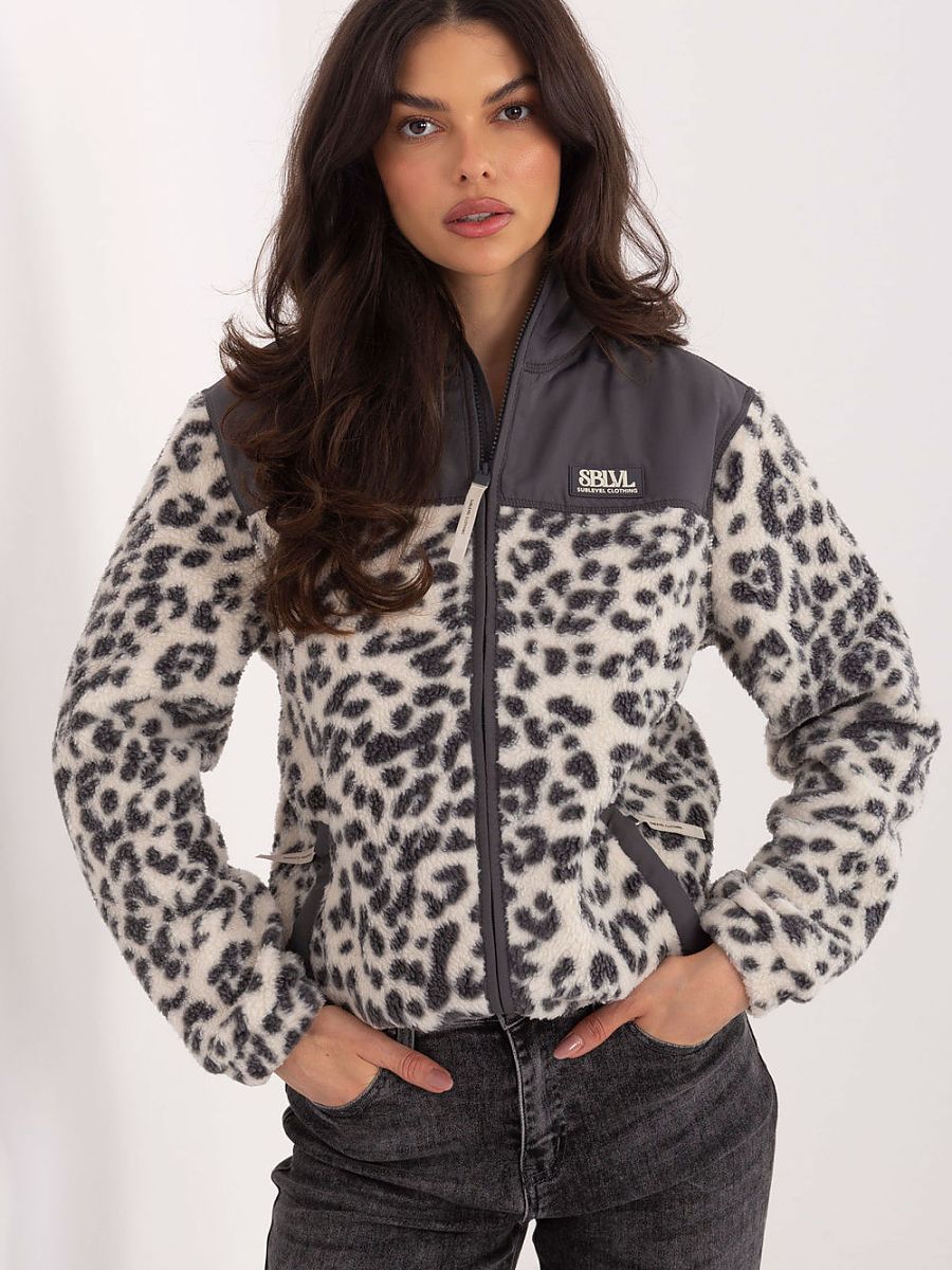 Sublevel overgangsjakke til kvinder – leopardprint