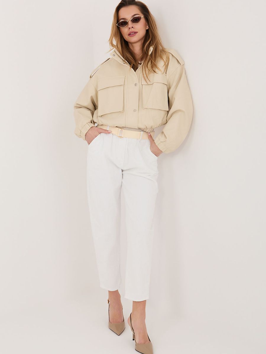 corduroy trousers model 226481 Italy Moda-0