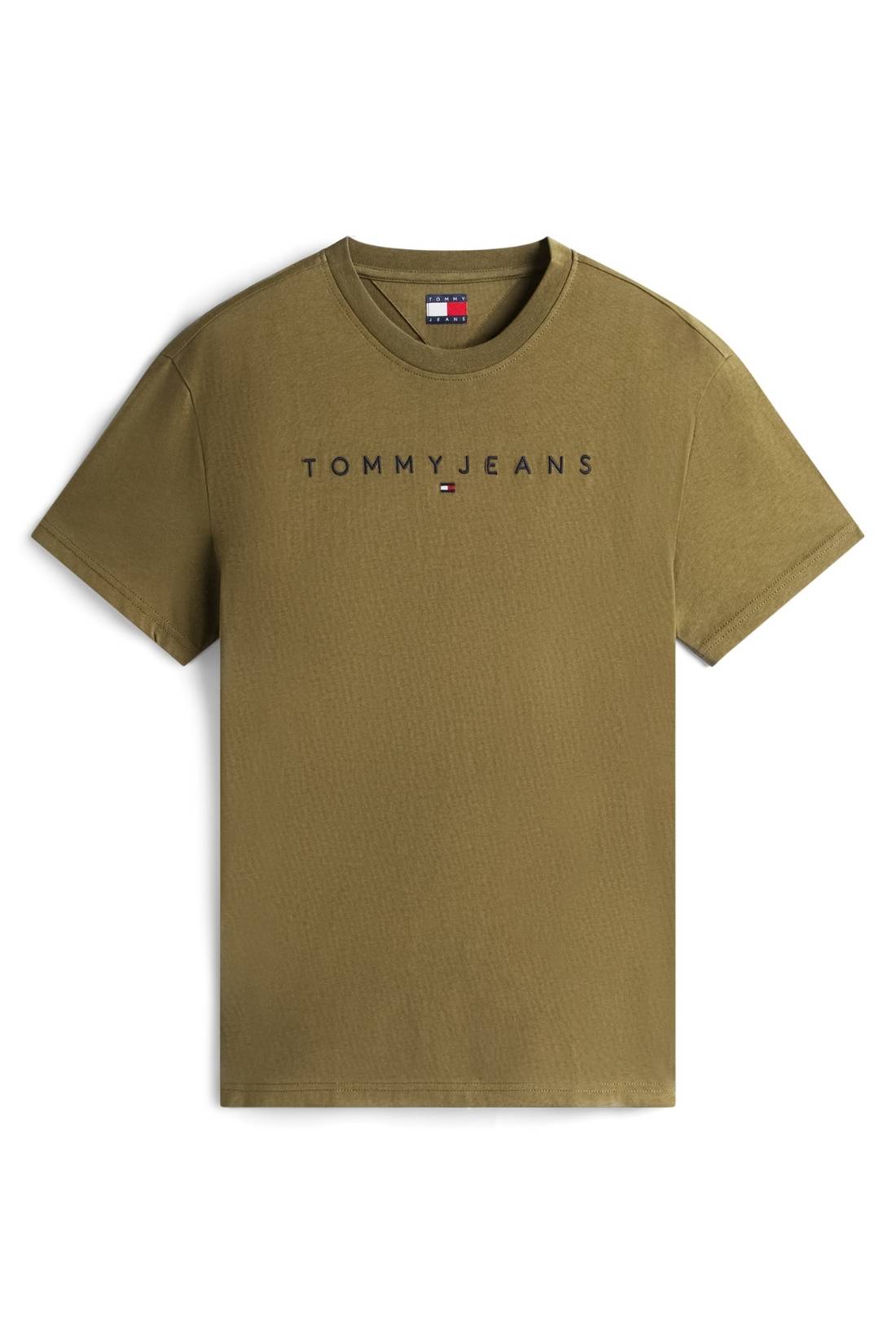 TOMMY JEANS - Men's T-shirt with linear logo  - Size XL